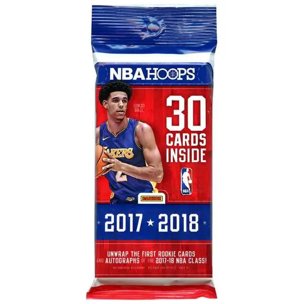 NBA Panini 2017-18 Hoops Basketball Trading Card VALUE Pack [30 Cards]