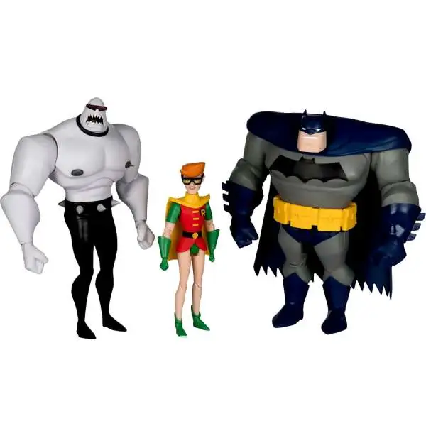 McFarlane Toys DC The New Adventures of Batman Gold Label Collection Batman, Mutant Leader & Robin Exclusive Action Figure 3-Pack [Legends of The Dark Knight]