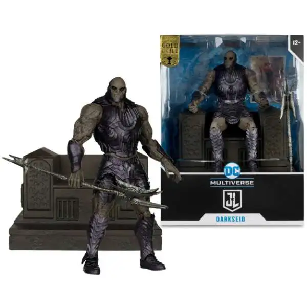 McFarlane Toys Multiverse Gold Label Collection DC COLLECTOR MEGAFIG - DARKSEID WITH ARMOR AND THRONE (ZS JUSTICE LEAGUE)(GOLD LABEL) Action Figure