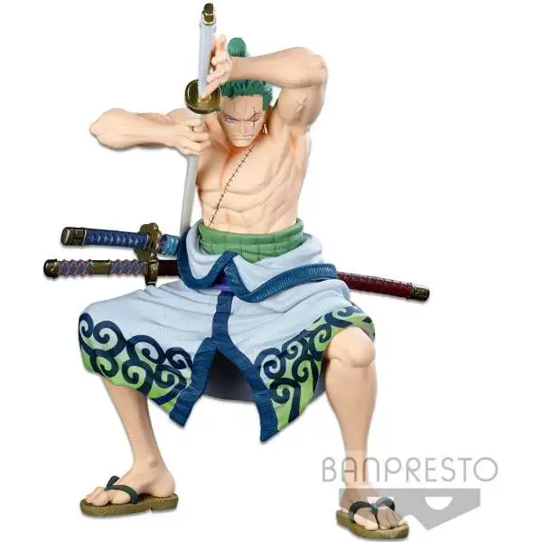 One Piece World Figure Colosseum 3: Super Master Stars Piece The Roronoa Zoro 8.7-Inch Collectible PVC Figure [The Original]