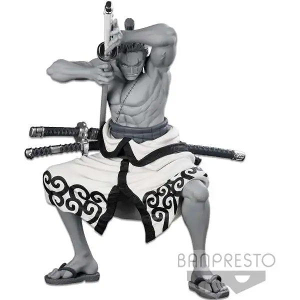 One Piece World Figure Colosseum 3: Super Master Stars Piece The Roronoa Zoro 8.7-Inch Collectible PVC Figure [The Tones]