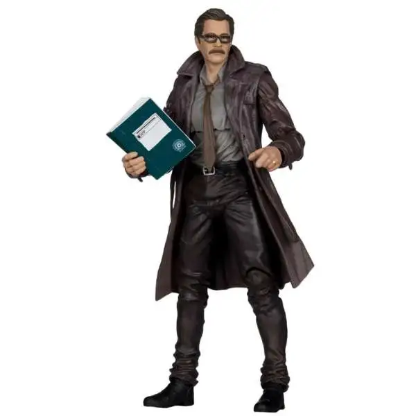 McFarlane Toys DC Multiverse Deluxe Theatrical Edition Commissioner Gordon Action Figure [The Dark Knight]