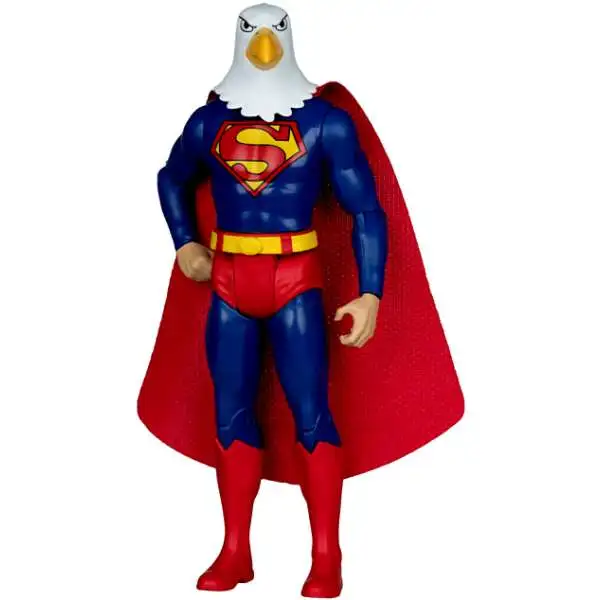 McFarlane Toys DC Super Friends Retro Series Warpland Superman Action Figure [Red Platinum Edition]