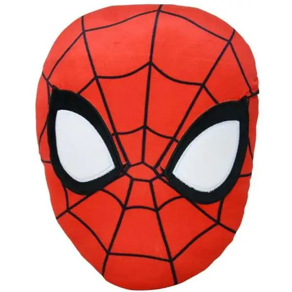 Marvel Spider-Man Head 13-Inch Travel Cloud Pillow
