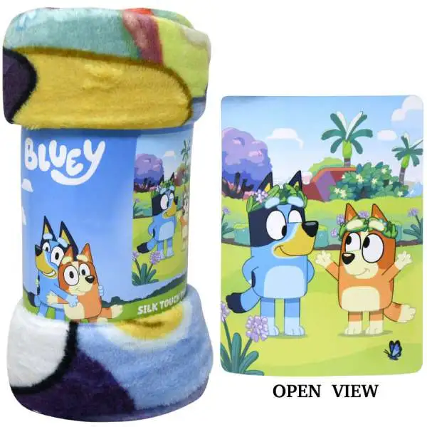 Bluey & Bingo Silk Touch Throw Blanket