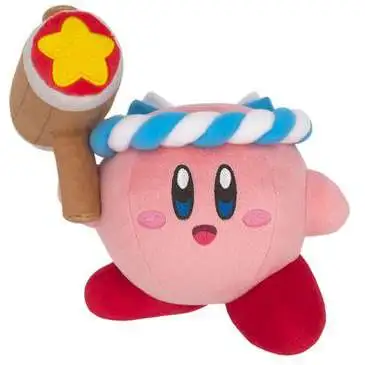 Kirby's Adventure Kirby 6-Inch Plush [Hammer] (Pre-Order ships February)