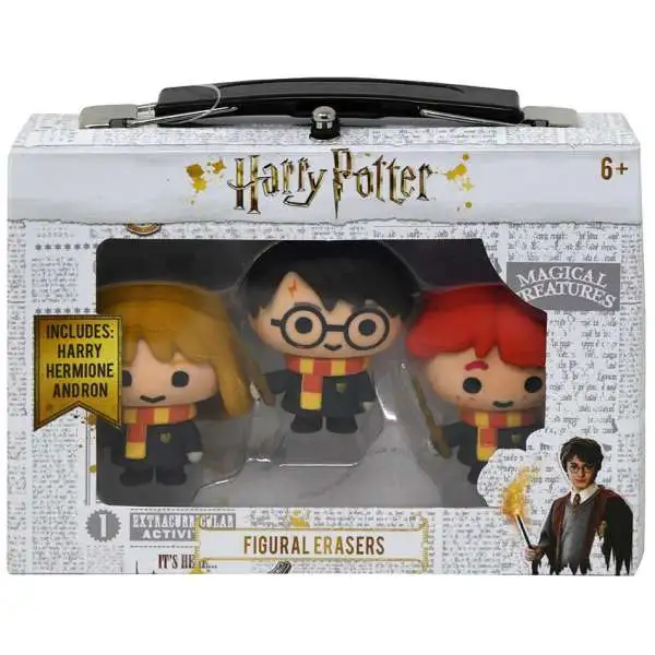 Harry Potter Figural Erasers Harry, Hermione & Ron 3-Pack