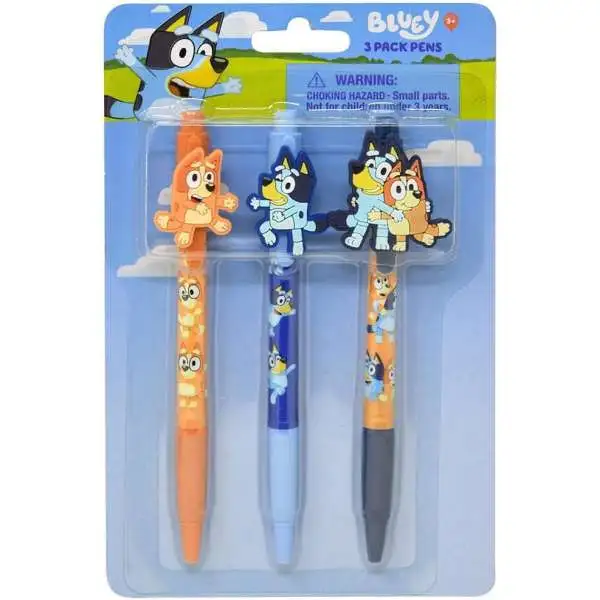Bluey Pens 3-Pack