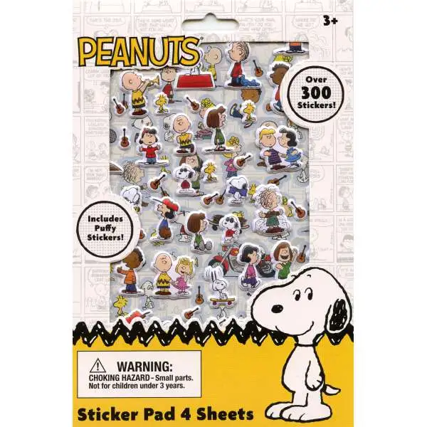 Peanuts Sticker Pad [4 Sheets]