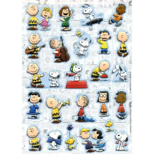Peanuts Raised Sticker Sheet