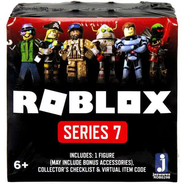 Roblox Series 7 Mystery Pack [Black Cube, 1 RANDOM Figure & Virtual Item Code]