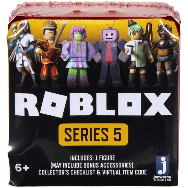 Roblox Celebrity Collection Series 5 Mystery Pack [Transparent Red Cube, 1 RANDOM Figure & Virtual Item Code]