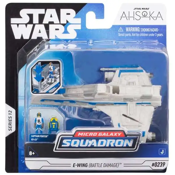 Star Wars Micro Galaxy Squadron The Mandalorian & Grogu Lt. Callahan's E-wing Vehicle