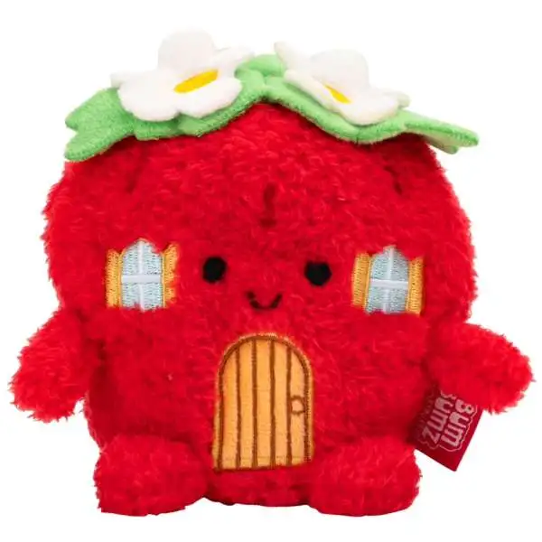 BumBumz Strawberry Shortcake Strawberry House 4.5-Inch Plush