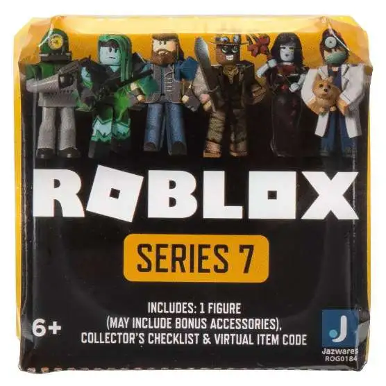 Roblox Celebrity Collection Series 7 Mystery Pack [Neon Yellow Cube, 1 RANDOM Figure & Virtual Item Code]
