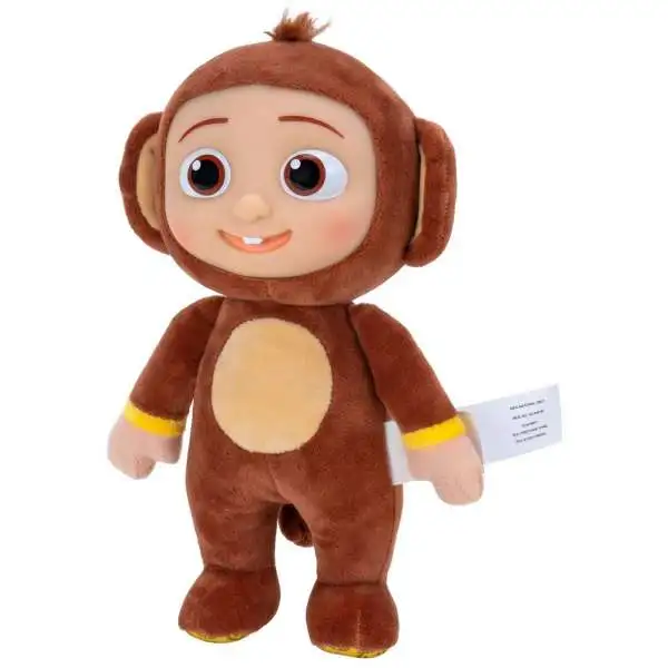 CoComelon JJ Monkey 8-Inch Doll Plush