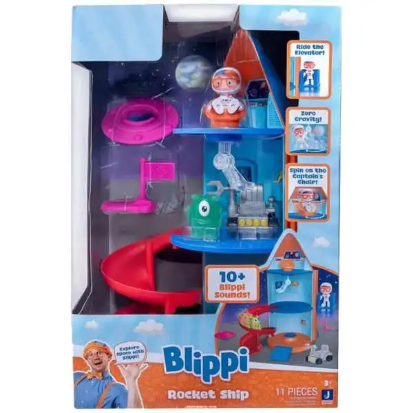 Blippi Rocket Ship Exclusive Large Playset