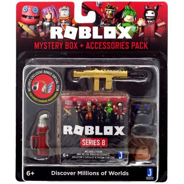  Roblox Celebrity Collection - Series 8 Mystery Figure 6 Pack  [Includes 6 Exclsuive Virtual Items] : Everything Else