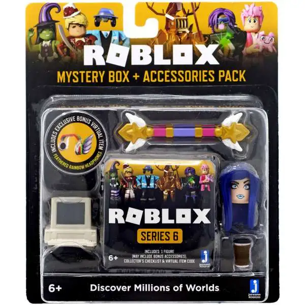 Roblox Mystery Box Accessories pack series 6 Kid toy Apple Mac