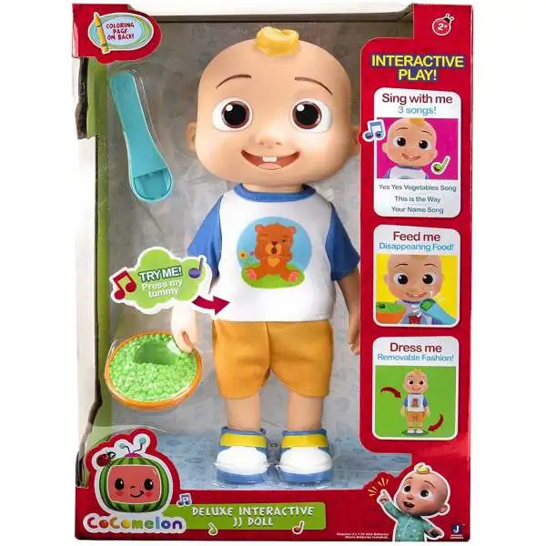 CoComelon JJ Deluxe Interactive Doll [Lights & Sounds!]