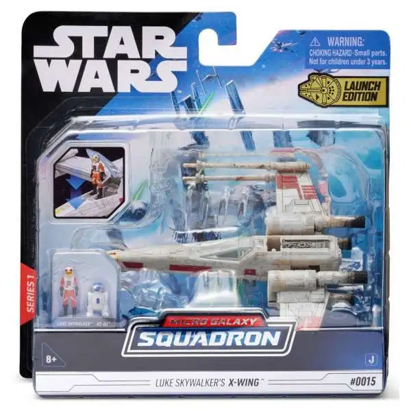 Star Wars Micro Galaxy Squadron Luke Skywalker's X-Wing Vehicle #0015