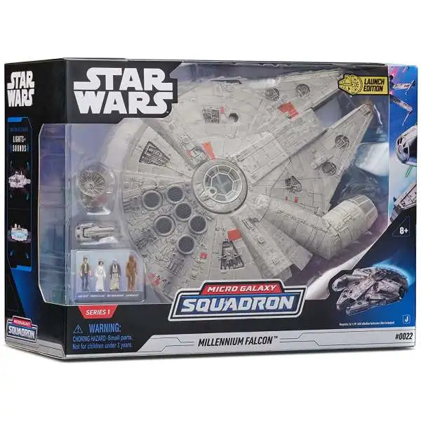 Star Wars Micro Galaxy Squadron Millennium Falcon Vehicle [Damaged Package]