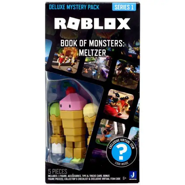 Roblox Book of Monsters Meltzer 3 Deluxe Mystery Pack Includes