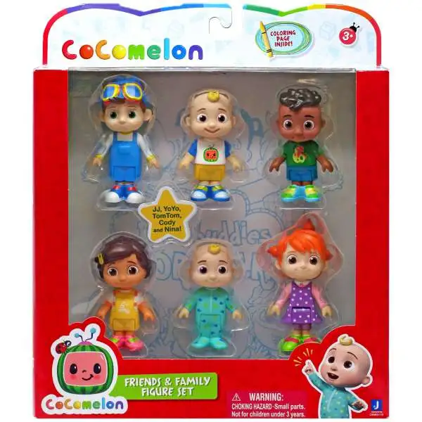 CoComelon Friends & Family Mini Figure 6-Pack