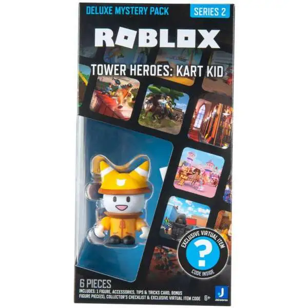 Roblox Series 2 Tower Heroes Kart Kid 3 Deluxe Mystery Pack