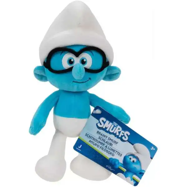 The Smurfs A New Touch of Blue Brainy Smurf 7-Inch Plush