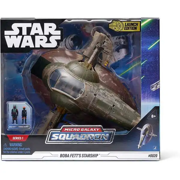 Star Wars Micro Galaxy Squadron Boba Fett's Starship Vehicle [Launch Edition]