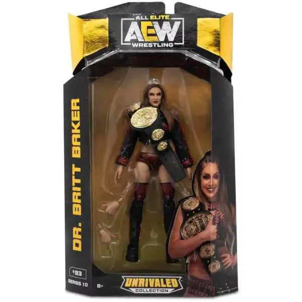 AEW All Elite Wrestling Unrivaled Collection Series 10 Dr. Britt Baker Action Figure