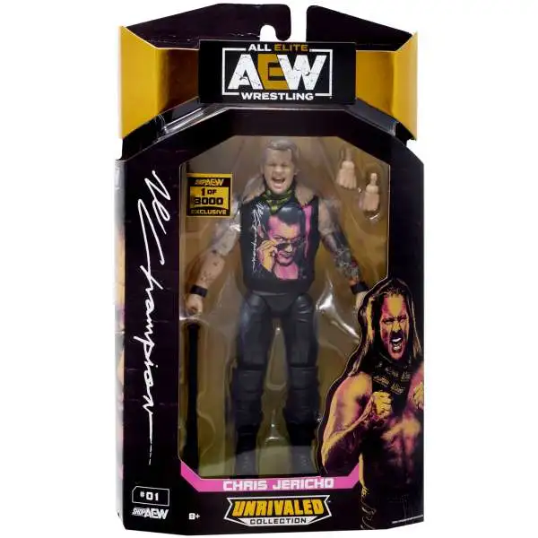 AEW All Elite Wrestling AEW Unrivaled Collection Chris Jericho Exclusive Action Figure [1 of 3,000!]