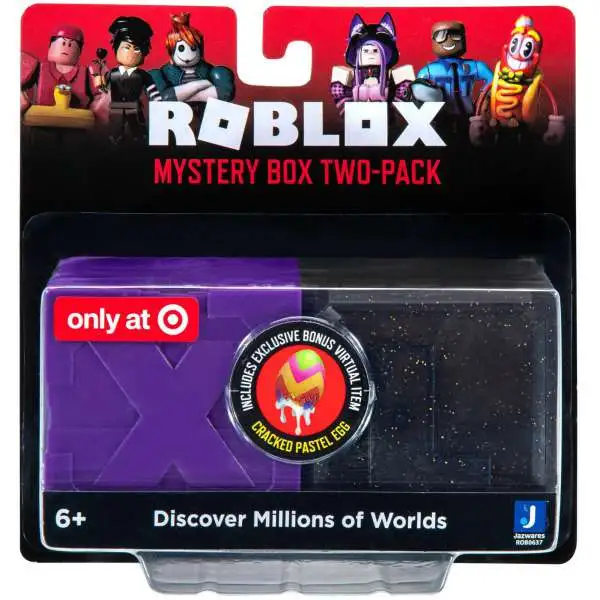 Roblox Series 11 & Celebrity Series 9 Exclusive Mystery 2-Pack Easter Set [Bonus Cracked Pastel Egg Virtual Item Code Included!]