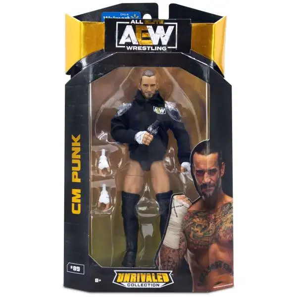 AEW All Elite Wrestling Unrivaled Collection CM Punk Exclusive Action Figure