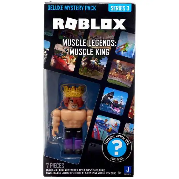 Roblox Series 3 Muscle Legends: Muscle King 3-Inch Deluxe Pack