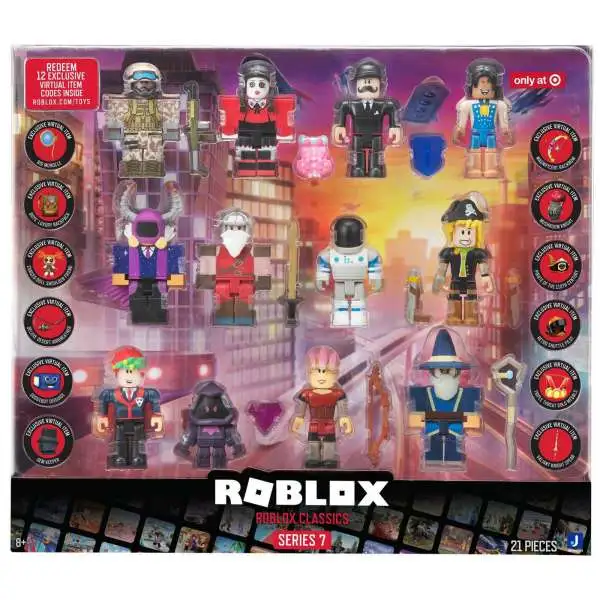 Roblox Series 7 Figure Virtual Item Code Purple Blind Bag 2 Black Box Lot  191726015048