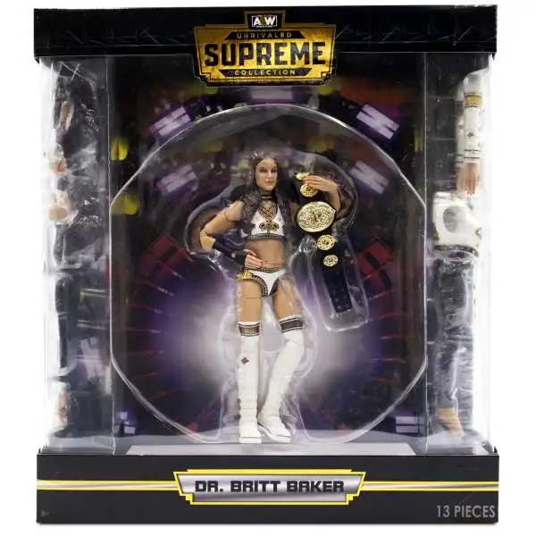 AEW All Elite Wrestling Unrivaled Supreme Collection Dr. Britt Baker Action Figure