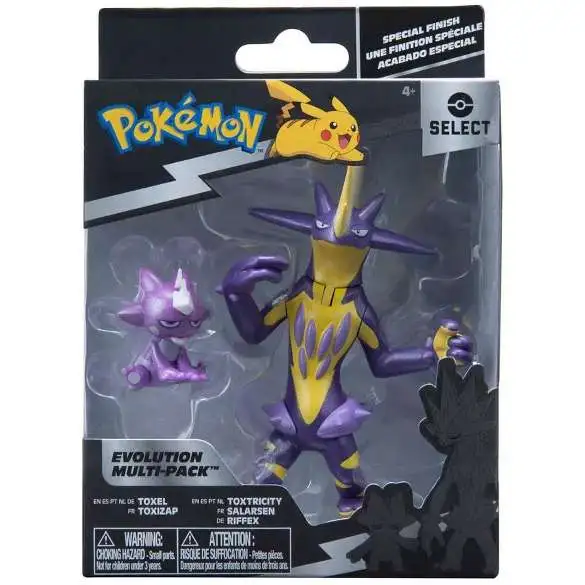 Nintendo Merch Central on X: Here's a first look at the Jazwares Pokemon  Select Toxel and Toxtricity Evolution Pack!  / X