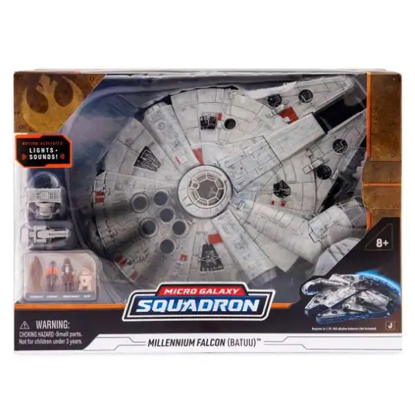 Star Wars Galaxy's Edge Micro Galaxy Squadron Millennium Falcon Exclusive Vehicle [Damaged Package]
