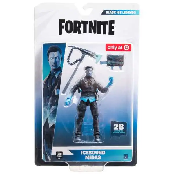 Fortnite Black Ice Legends Permafrost Raider Exclusive 4 Action Figure ...