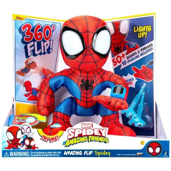 Marvel Spidey & His Amazing Friends Amazing Flip Spidey 12-Inch Figure