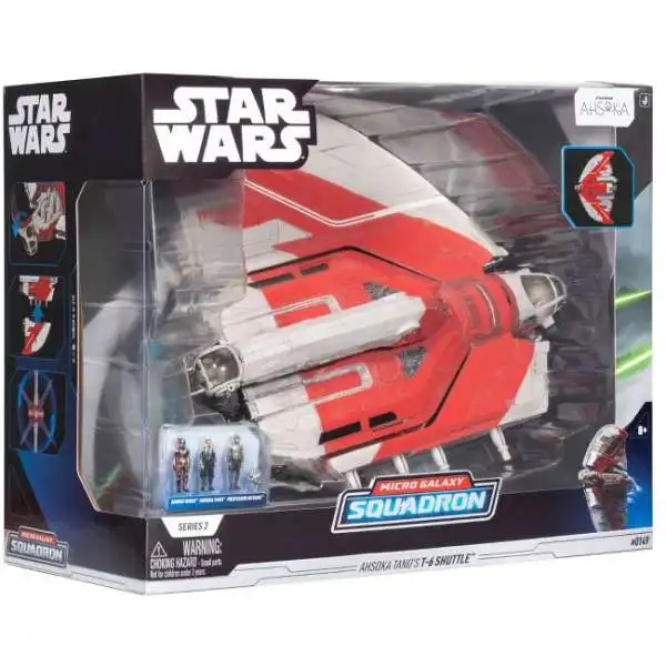 Star Wars Micro Galaxy Squadron Ahsoka Tano's T-6 Shuttle Exclusive Vehicle