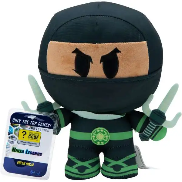Roblox DevSeries Ninja Legends Green Ninja 8.5-Inch Plush