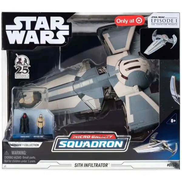 Star Wars Micro Galaxy Squadron Episode 1 Collection Sith Infiltrator Exclusive Vehicle