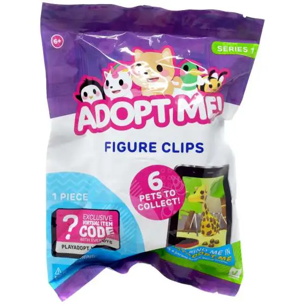 Adopt Me! Figure Clips Mystery Pack [1 RANDOM Figure]