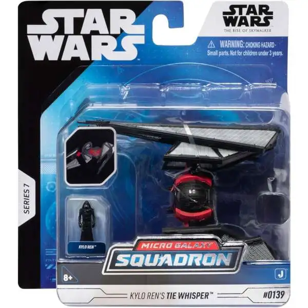 Star Wars Micro Galaxy Squadron Series 7 Kylo Ren's TIE Whisper Vehicle #0139