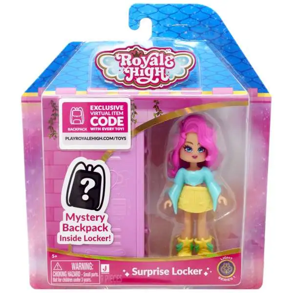 Royale High Surprise Locker Series 1 Light 3-Inch Mini Doll [Mystery Backpack, Virtual Item Code]