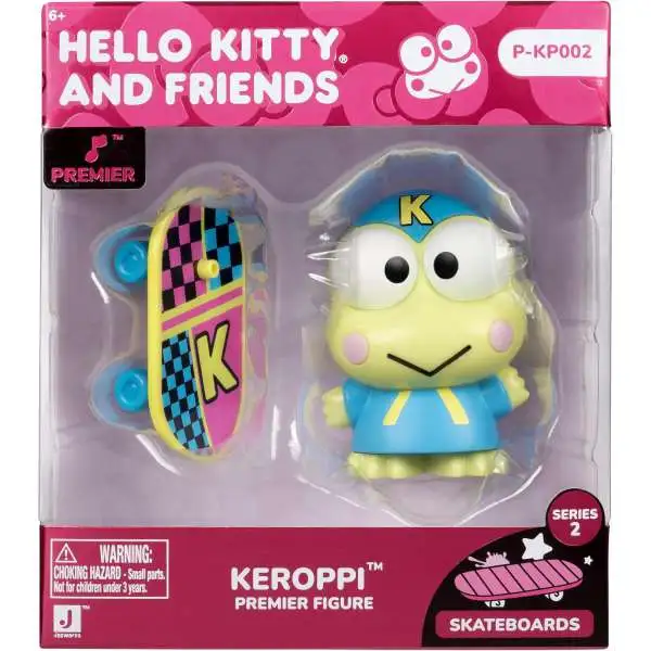Hello Kitty & Friends Premier Series 2 Skateboards Keroppi 4-Inch Figure P-KP002