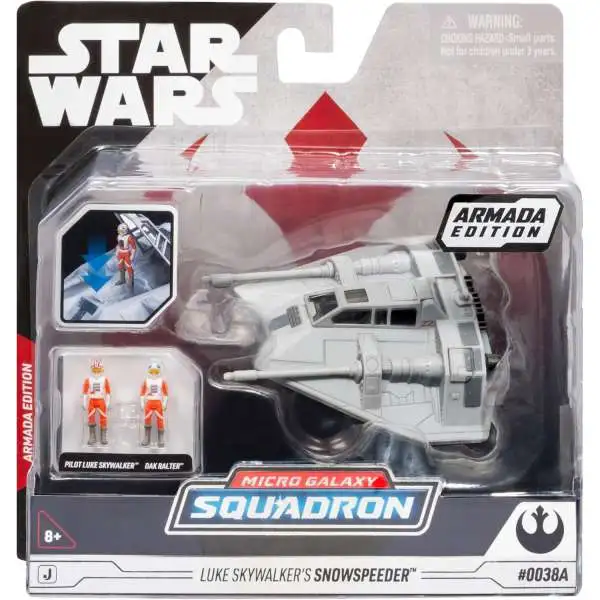 Star Wars Micro Galaxy Squadron Armada Edition Luke Skywalker's Snowspeeder Vehicle